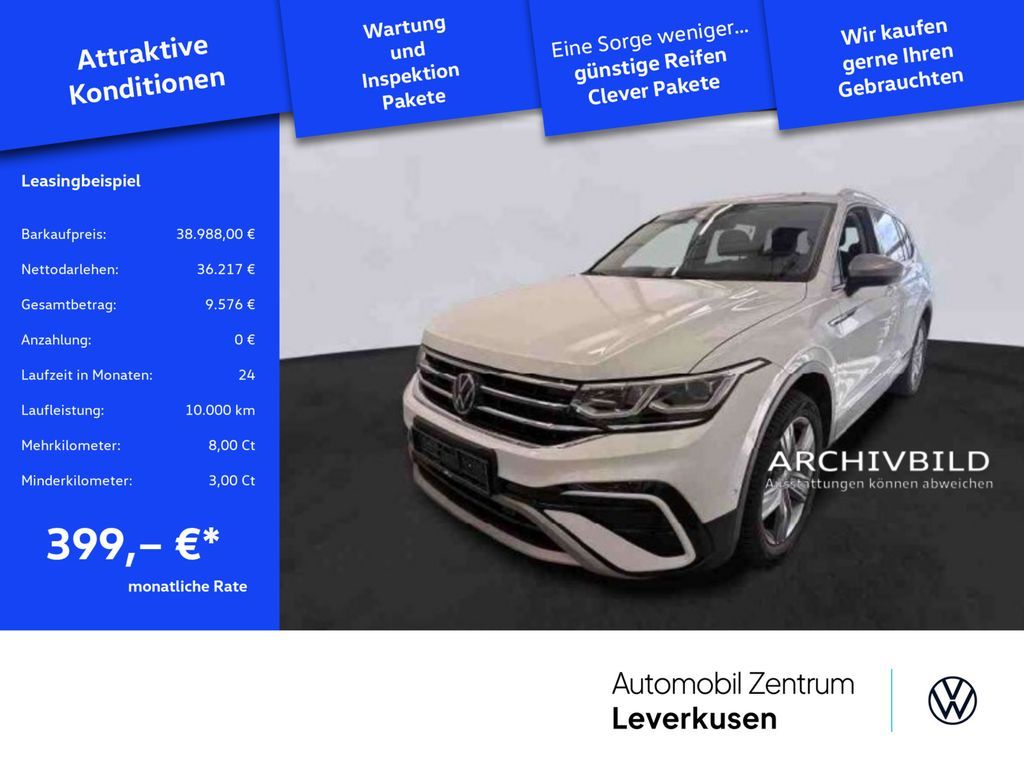 Volkswagen Tiguan Allspace Elegance 4Motion HUD ACC 360°KAM Leasing
