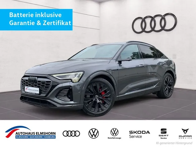 Audi Q8 e-tron Sportback 55 quattro S line PANO BLACK