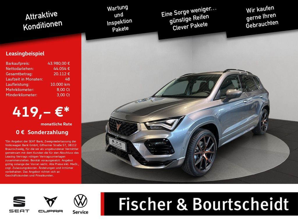 Cupra Ateca 2.0 TSI Basis 4Drive PANO FAP LEDER KAMERA Leasing