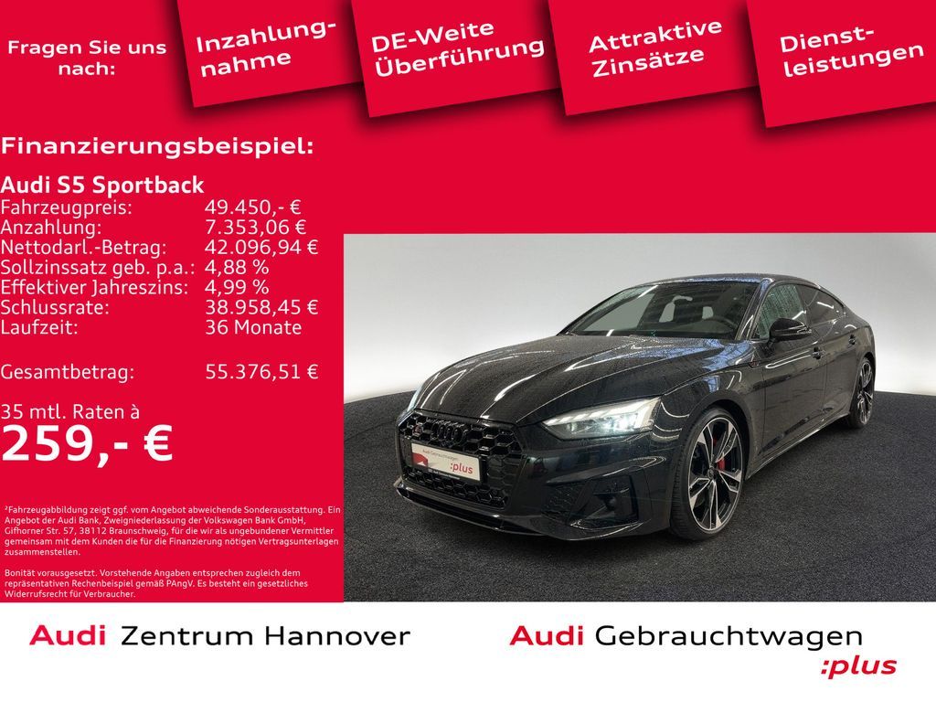 Audi S5 Sportback 55 TDI quattro competition edition Leasing