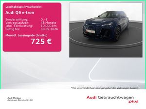 Audi Q6 e-tron perf. edition one blue Luft AHK LM 21"