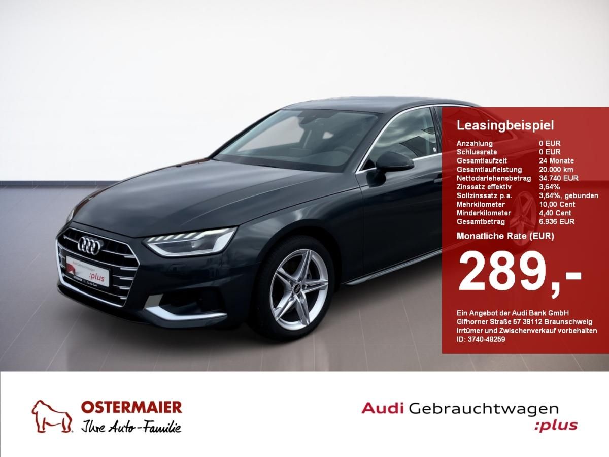 Audi A4 Limousine ADVANCED 35 TDI S-TRONIC MATRIX.ACC.VIRTUAL.NAVI Leasing