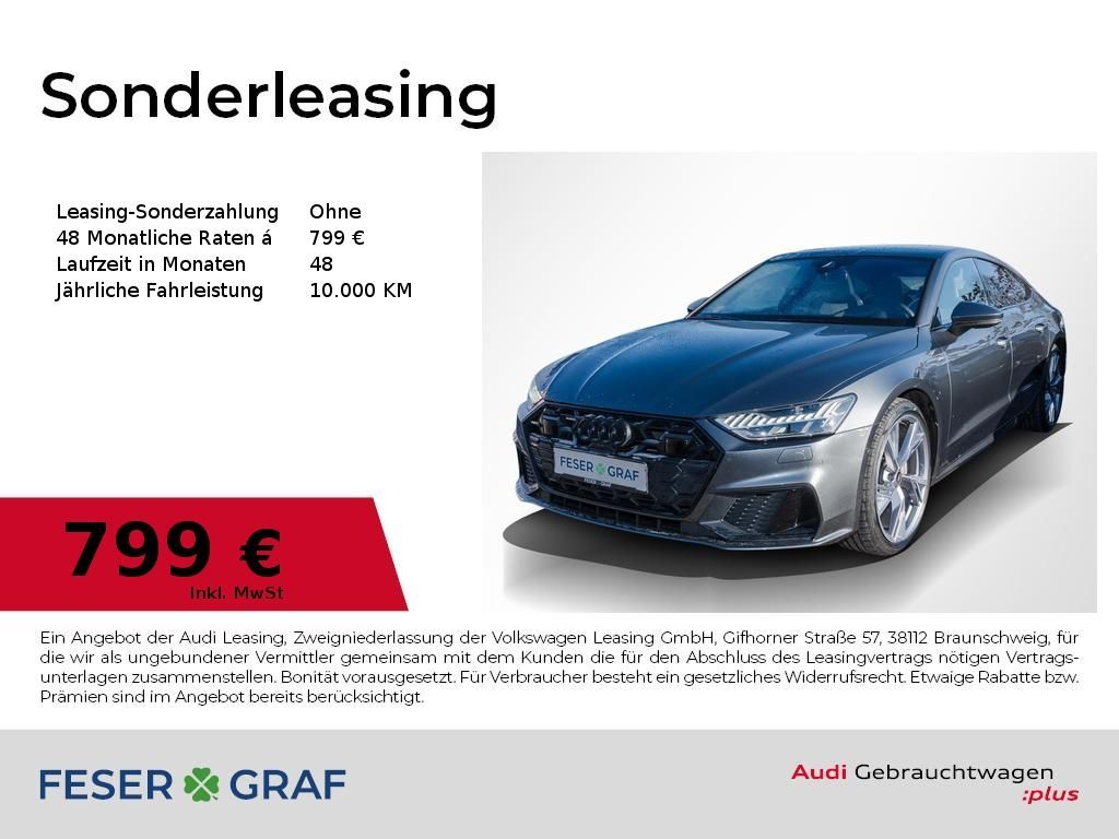 Audi A7 Sportback 40 TDI qu. 2x S line/HD-Matrix/B&O Leasing