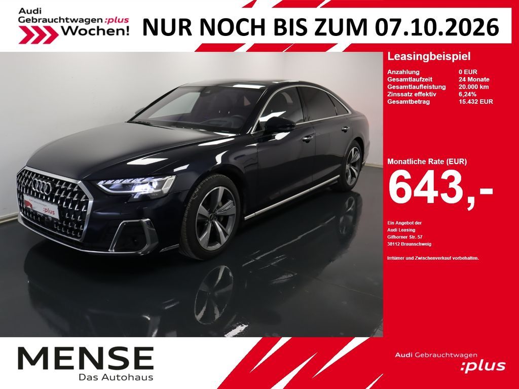 Audi A8 50 TDI quattro |Matrix|Luft|Pano|ACC|STH|HUD Leasing