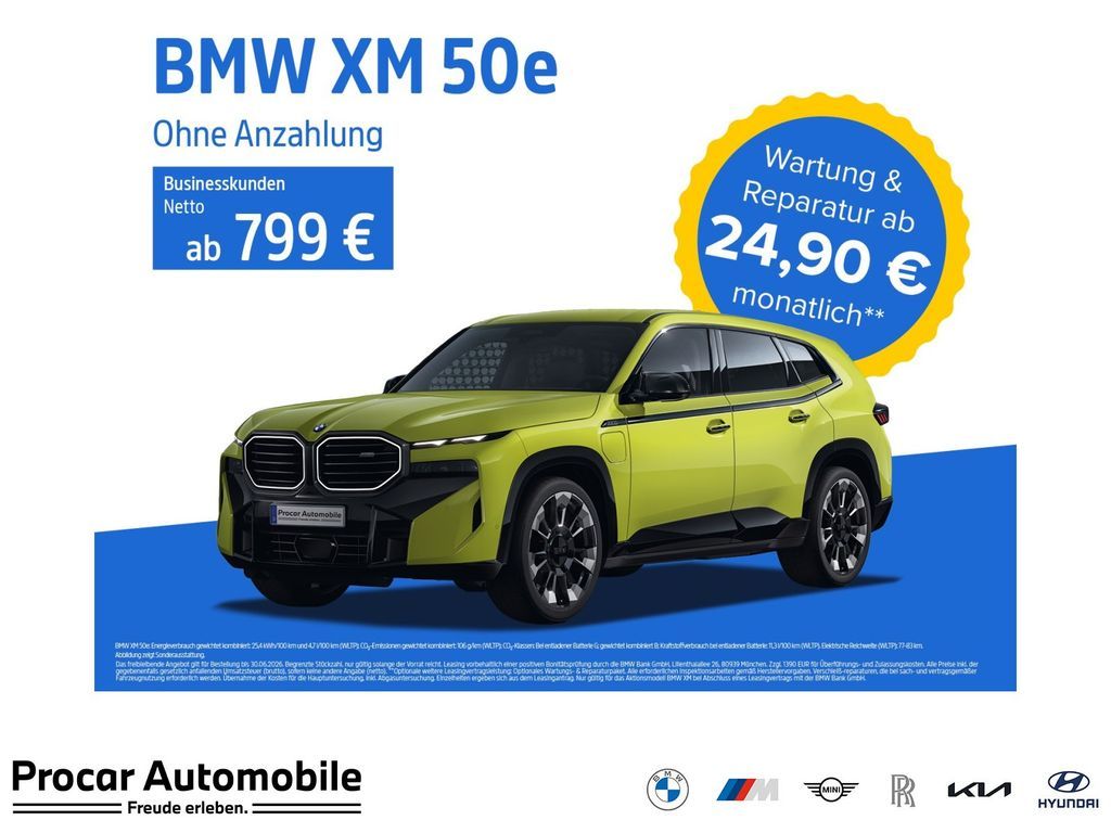 BMW XM 50e M Sport 360°KAM RFK NAVI Laser Massage Leasing