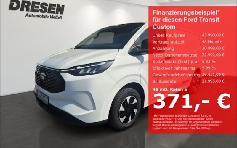 Ford E-transit-custom BEV 70kWh 100kW 320 L1 Trend 4dr Auto kaufen