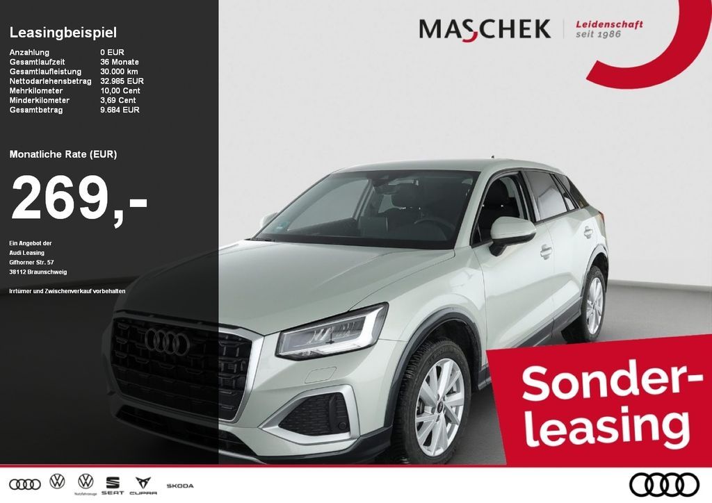 Audi Q2 Advanced 35 TDI AHK Naviplus ACC Keyless Sitz Leasing