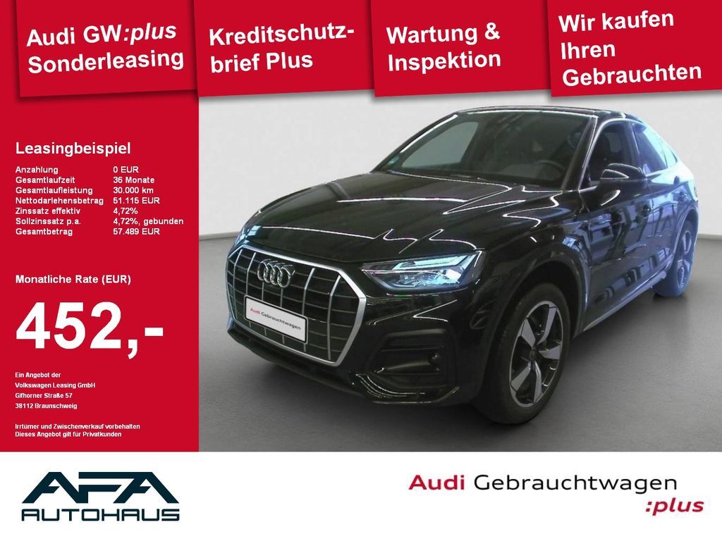 Audi Q5 Sportback 40 TFSI qu. S tr. S-LineINT*AHK*StH Leasing