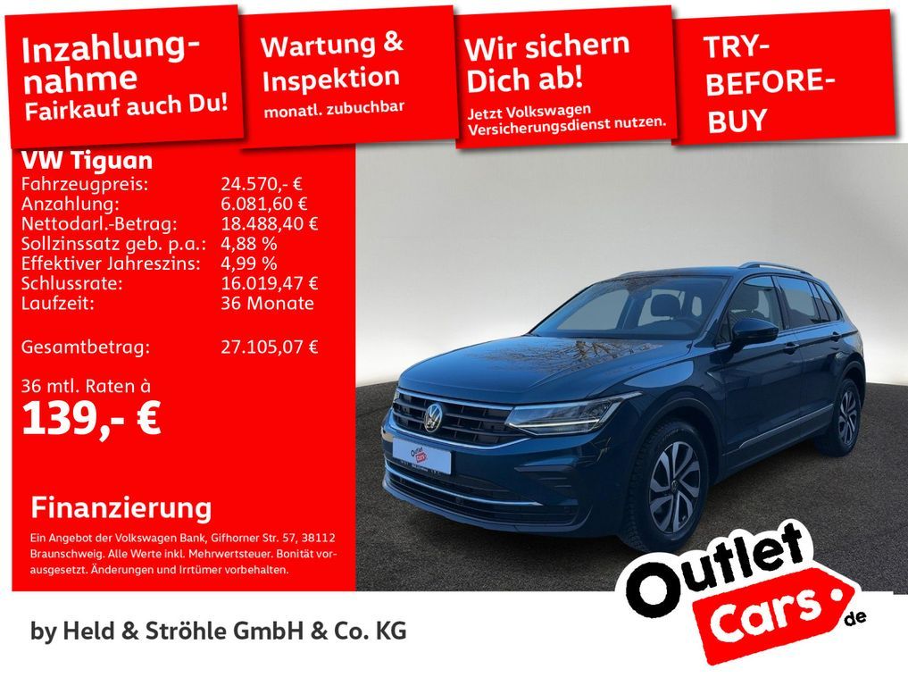 Volkswagen Tiguan ACTIVE 1.5 TSI DSG LED NAV EL-HECKKL. ACC Leasing