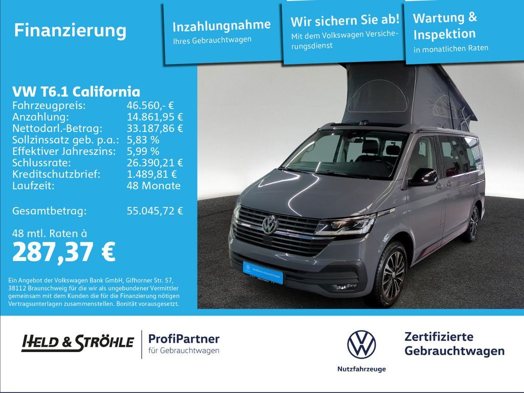 Volkswagen T6.1 California Beach Tour Edition 2.0 TDI DSG Leasing