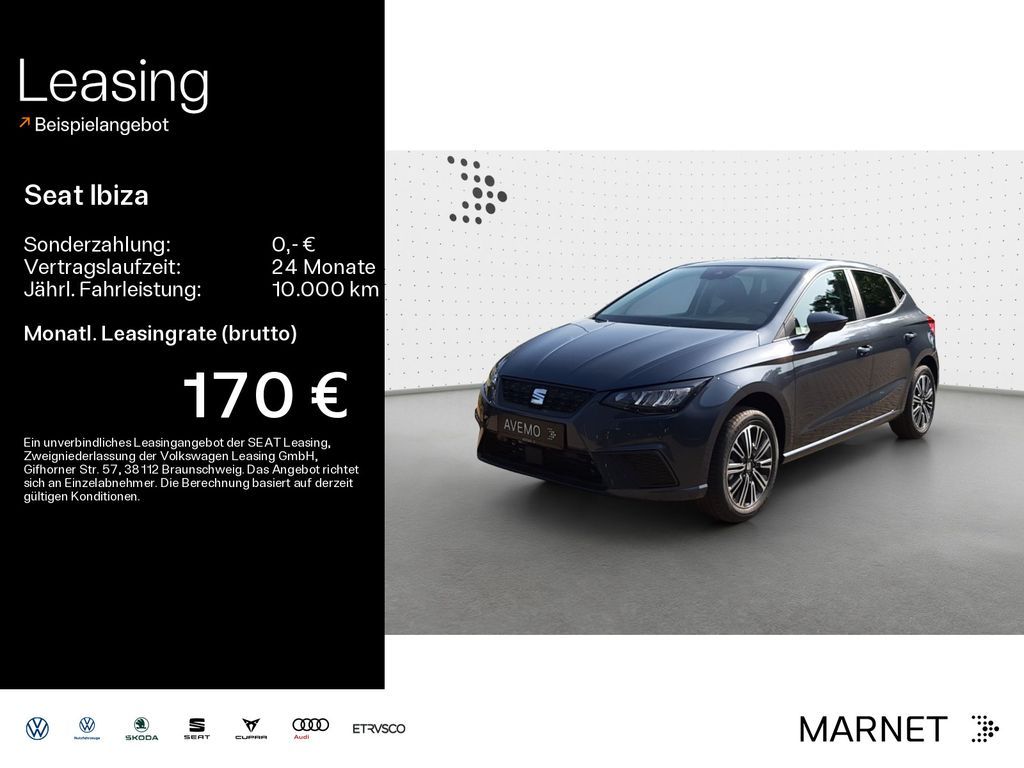 Seat Ibiza Road Edition 1.0 TSI 85 kW *DSG*SH*RFK*Key Leasing