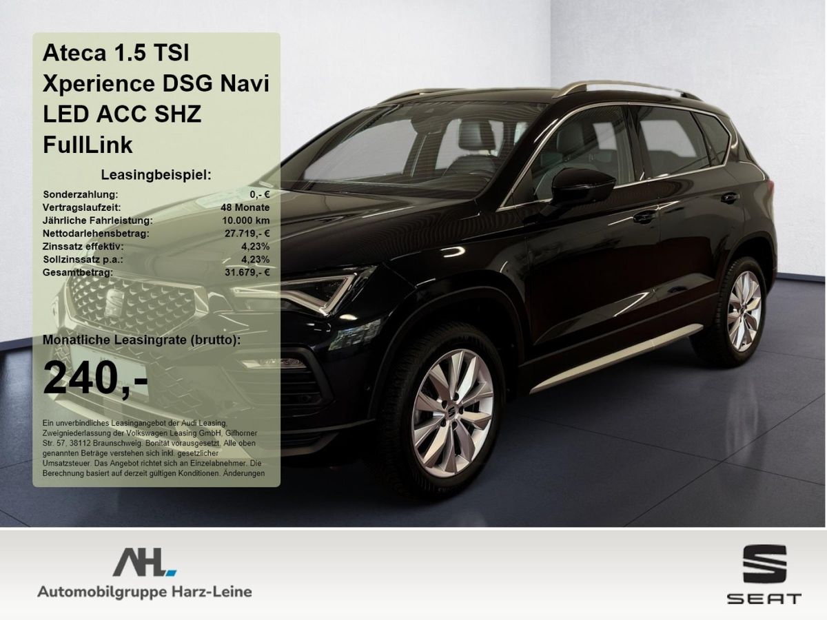 Seat Ateca 1.5 TSI Xperience DSG Navi LED ACC SHZ FullLink Leasing