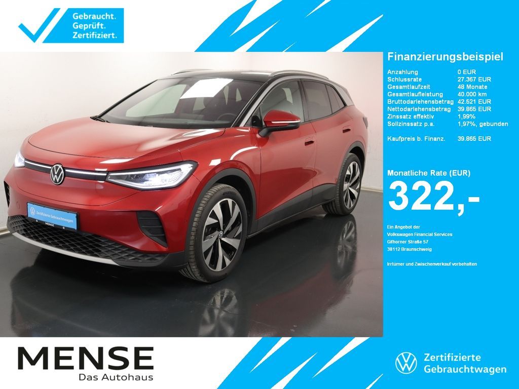 Volkswagen ID.4 Pro |AHK|CarPlay|HUD|LM|el.Heck|3xKlima|LED Leasing