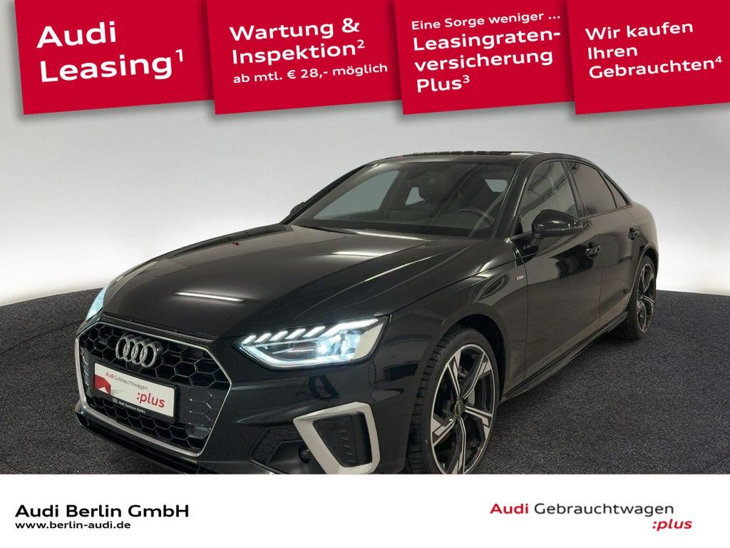 Audi A4 S line 40 TFSI qu.S tr. 360°K LED NAVI DAB Leasing