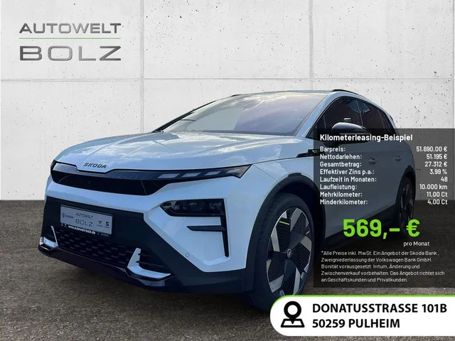Skoda Elroq RS Lounge ACC HUD NAVI MATRIX-LED AHK 360°