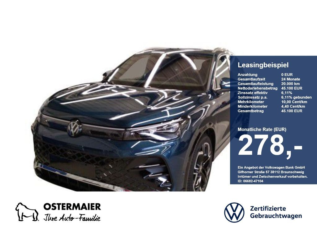 Volkswagen Tiguan R-LINE 2.0TDI 150PS DSG NP.71tACC.5J.AHK. Leasing