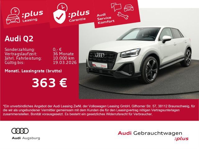 Audi Q2 35 TDI S tr. *2x S line*Opt.schw.*8-fach Leasing