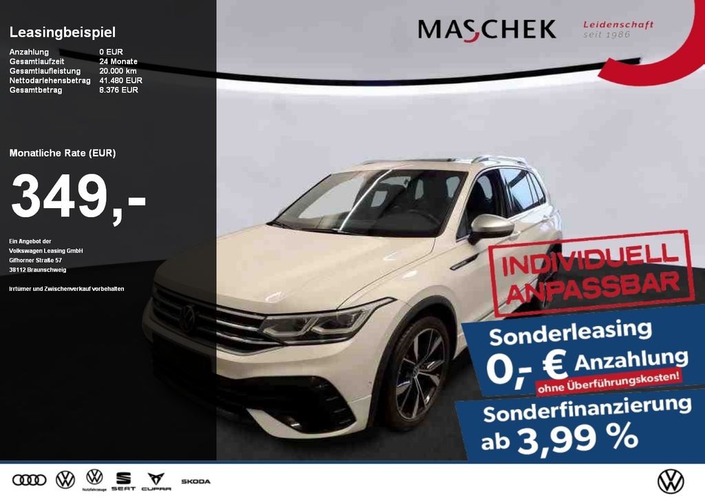 Volkswagen Tiguan R 2.0 TSI *AKRAPOVIC* AHK Matrix Pano HUD Leasing
