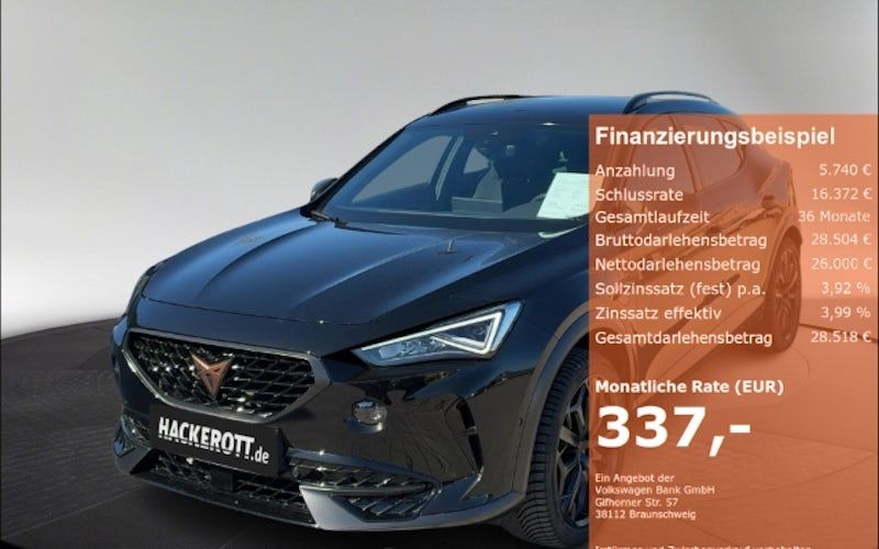 Cupra Formentor 1.4 E-HYBRID 180kW VZ Tribe Edition DSG 5dr Kauf