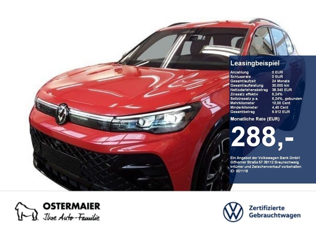 Volkswagen Tiguan R-LINE BLACK 2.0TDI 150PS DSG NP.66T AHK. Leasing