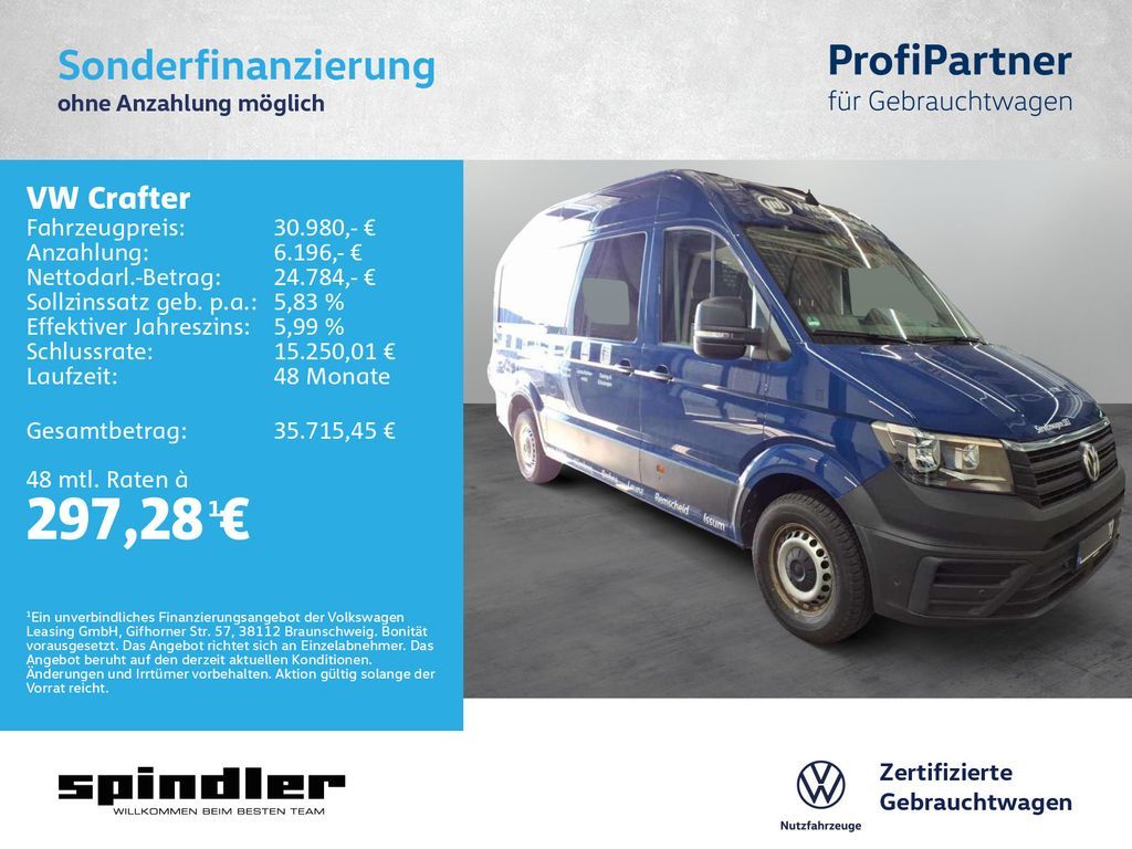 Volkswagen Crafter 35 Kasten L2H2 / Bluetooth, AHK, RFK Leasing
