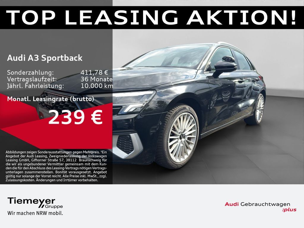 Audi A3 Sportback 30 TDI ADVANCED LED NAVI KAMERA Leasing