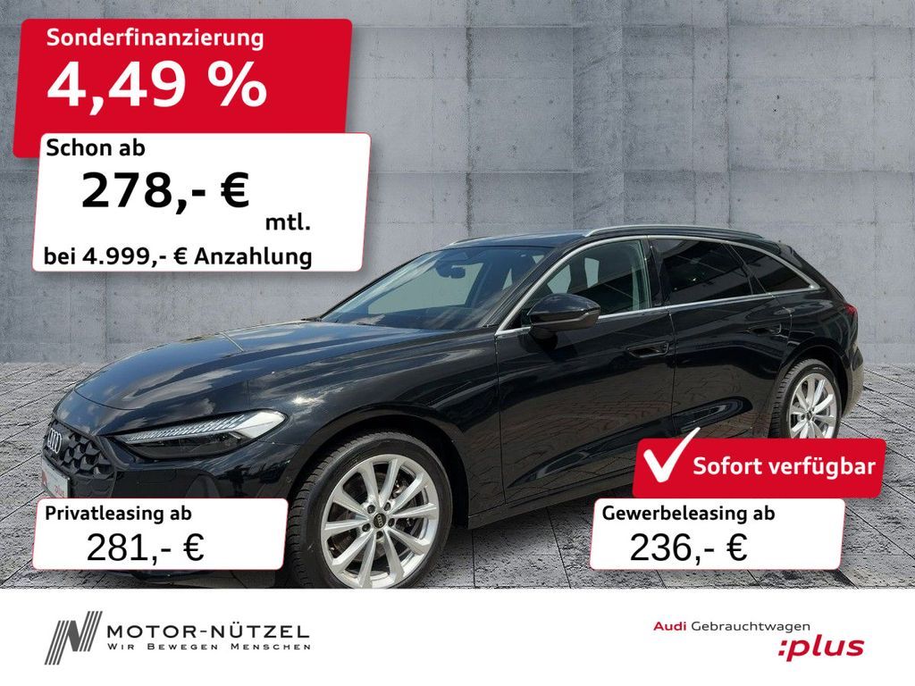 Audi A5 Avant TDI 110kW QU S-TR LED+NAVI+ACC+AHK+PANO Leasing