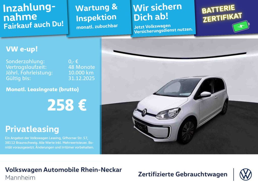 Volkswagen e-up! move up! 61kW Kamera PDC Sitzheizung uvm Leasing