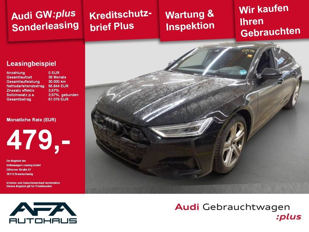 Audi A7 Sportback 50 TFSI e quattro AHK360°*Leder*20 Leasing