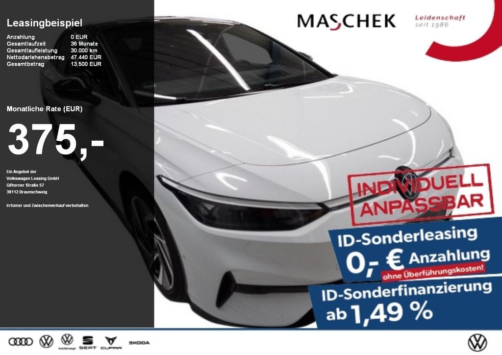 Volkswagen ID.7 Pro S Sonderleasing! AHK Navi Sitzh. IQLigh Leasing