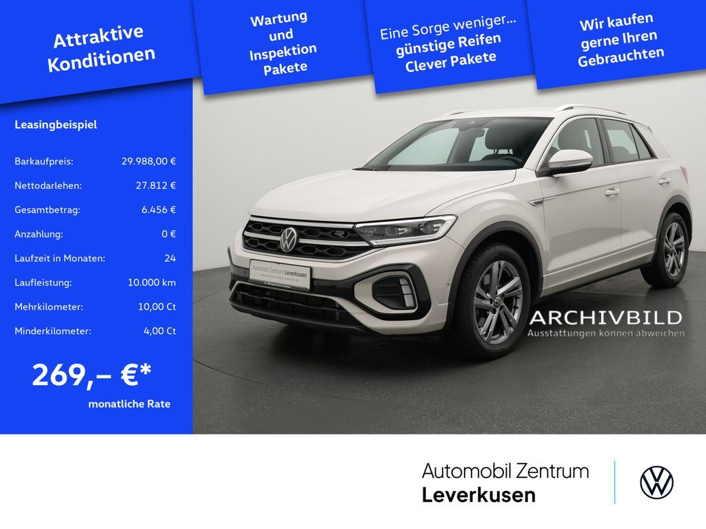 Volkswagen T-Roc R-Line 4M DSG ACC SHZ PDC LED Leasing
