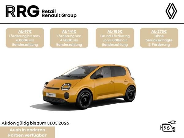 Renault Twingo E-TECH Techno 80hp Urban Range elektrisch Leasing