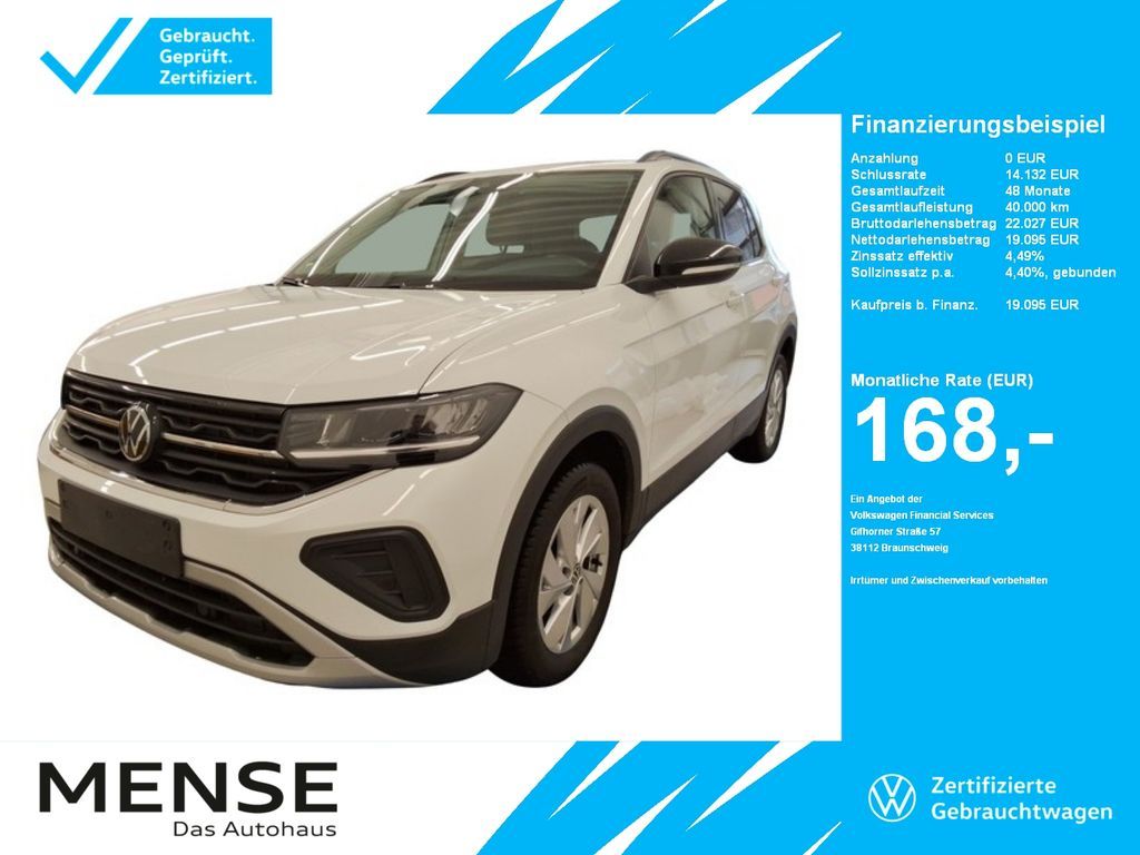 Volkswagen T-Cross 1.0TSI Life Goal CarPlay|AHK|ACC|LED|PDC Leasing
