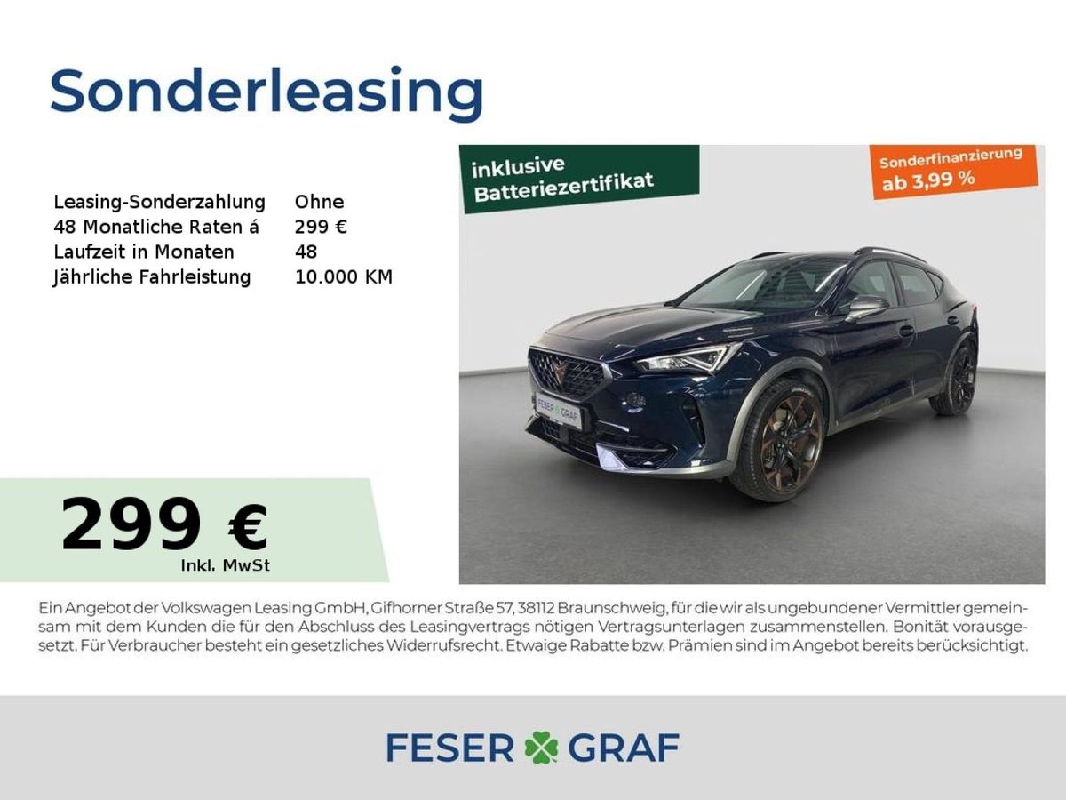 Cupra Formentor VZ 1.4 TSI Hybrid LED*DCC*ACC*NAVI*AHK Leasing