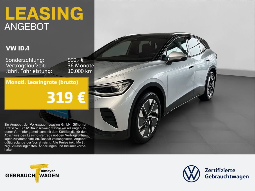 Volkswagen ID.4 PURE PANO MATRIX WÄRMEP LM19 Leasing