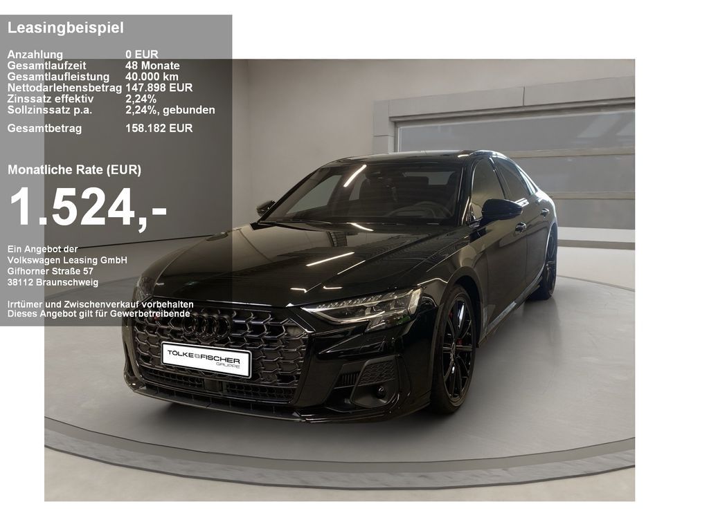 Audi S8 4.0 quattro TFSI ACC AUT Kam. Leder Luft Navi Leasing
