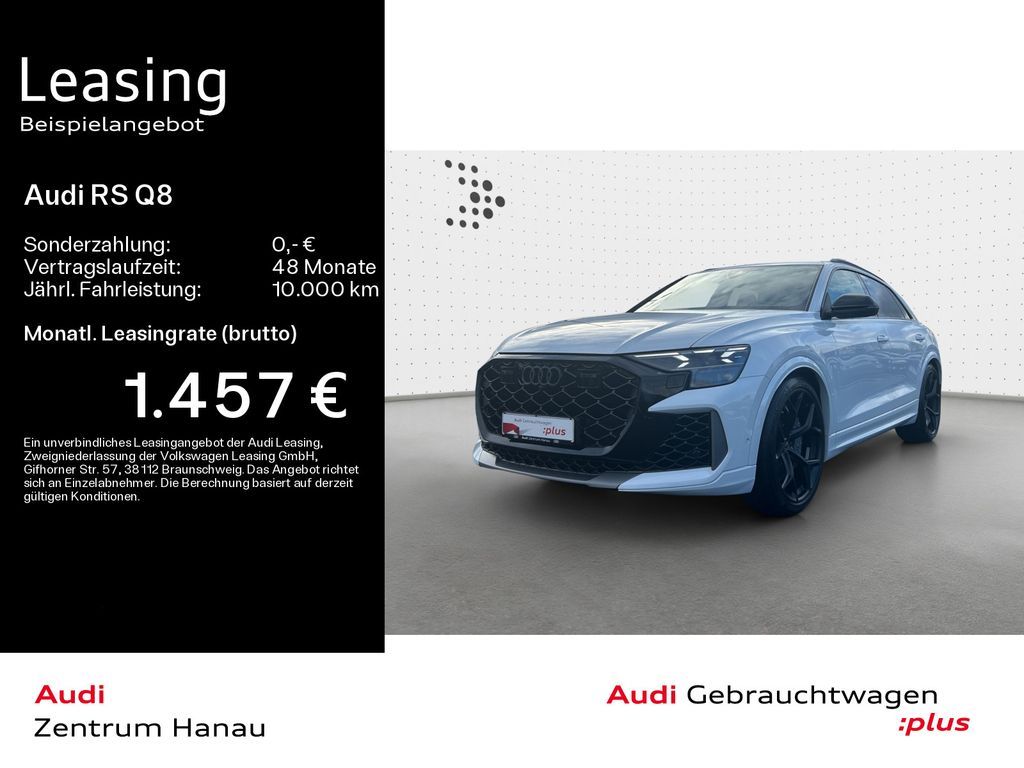 Audi RS Q8 performance*280KM/H*LASER*KERAMIK*LUFT*RS- Leasing