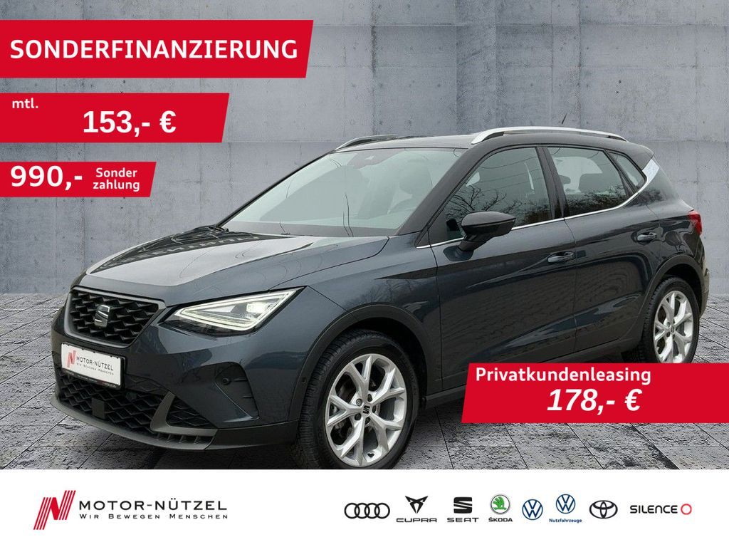 Seat Arona 1.0 TSI FR-LINE LED+NAV+APP+GRA+PDC+RFK+VC Leasing