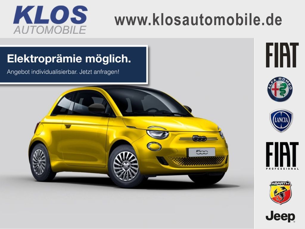 Fiat 500e Cabrio POP 23,8kWh **ab 328,68€ leasen** NE Leasing