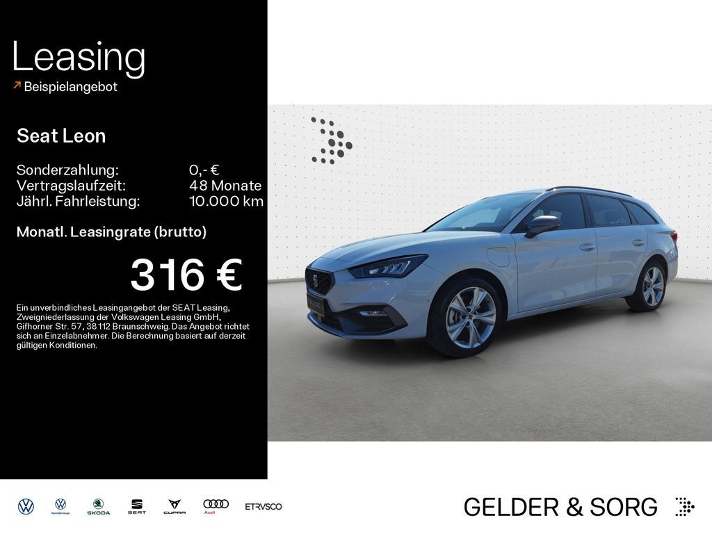 Seat Leon Sportstourer FR 1.5 e-HYBRID RFK*LED*Navi Leasing