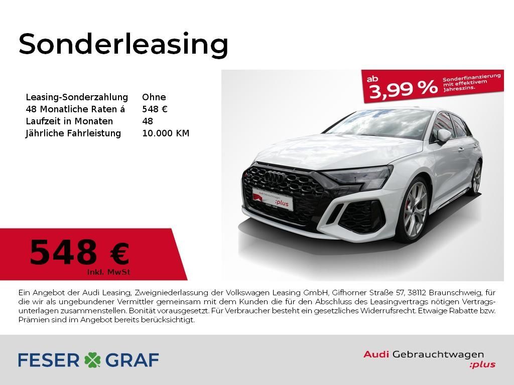 Audi RS3 Sportback S tronic HUD Leder AGA Matrix Leasing