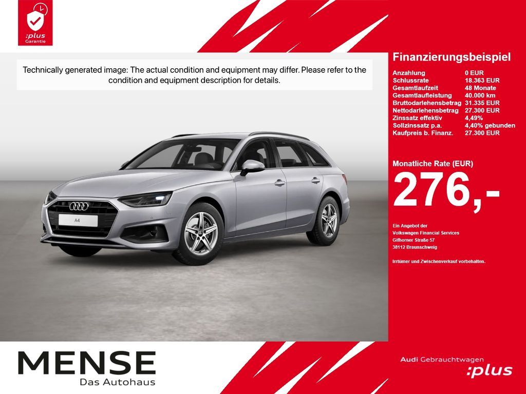 Audi A4 Avant 30 TDI S tronic ACC Navi Akustikglas LM Leasing