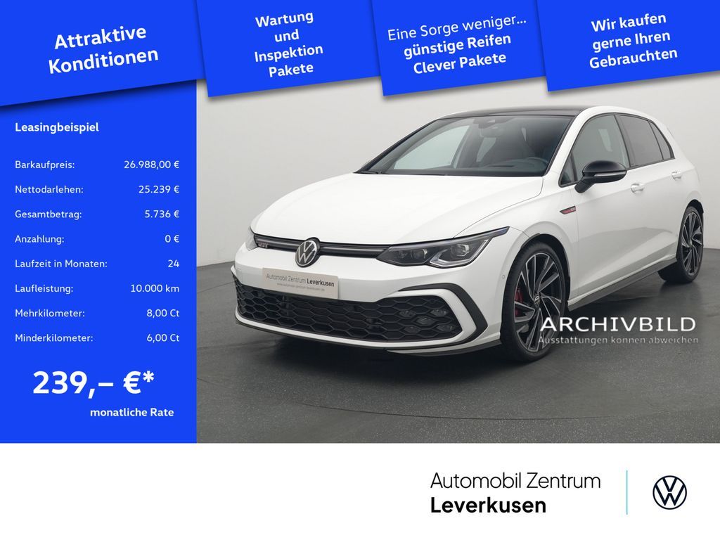Volkswagen Golf VIII VIRT SPORTFAHRWERK ACC NAVI LED KLIMA Leasing