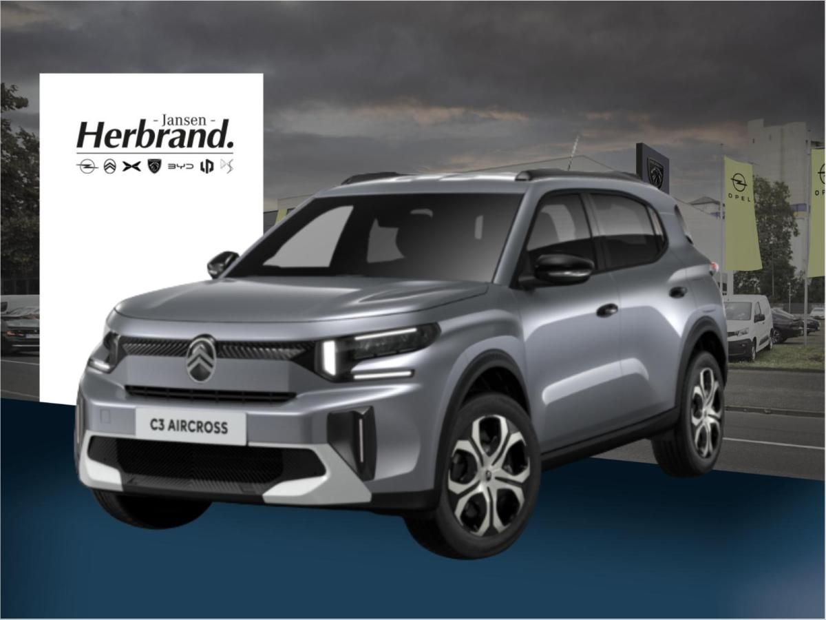 Citroën C3 Aircross Plus 100 PS MT *Grau* Tageszulassung Leasing