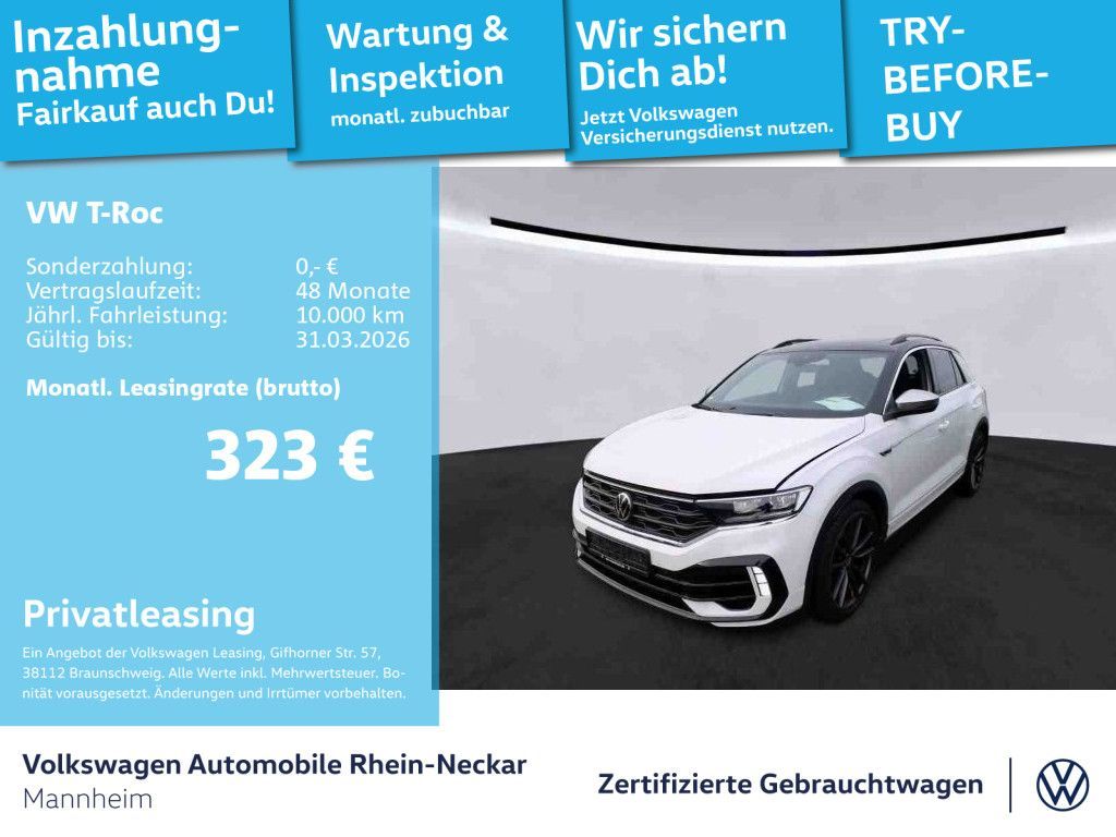 Volkswagen T-Roc 2.0 TSI R 4Motion Navi Pano Beats Kamera u Leasing
