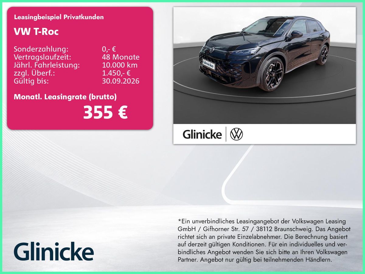 Volkswagen T-Roc R-Line 1.5 eTSI DSG | StHz | Pano Leasing