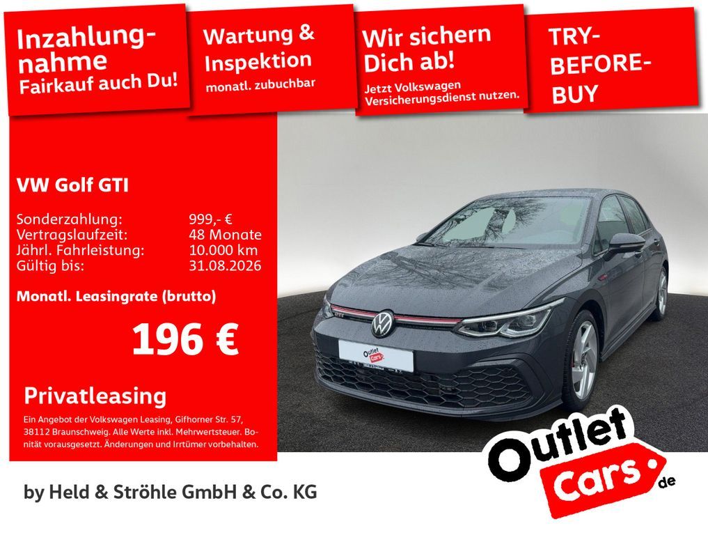 Volkswagen Golf GTI 2.0 TSI DSG LED+ NAVI PDC VIRTUAL APP Leasing