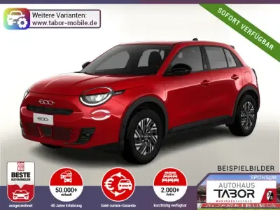 Fiat 600 RED 11kW-OBC CarPlay Wärmepumpe PDC LED DigC Auto kaufen
