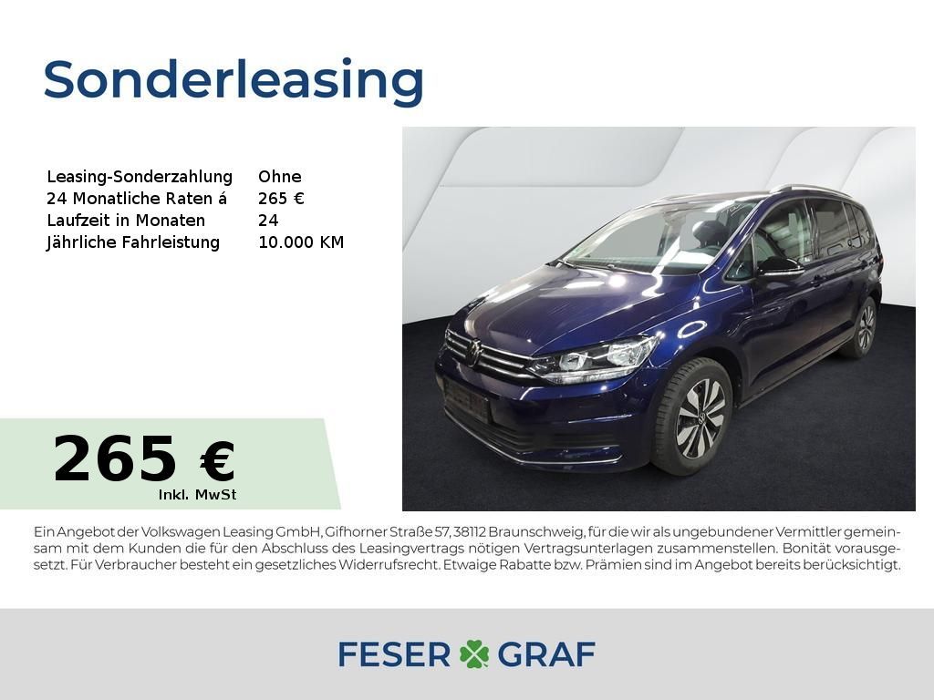 Volkswagen Touran 1.5 TSI Goal 7Si. ACC Navi RüKa Sitzh. Leasing
