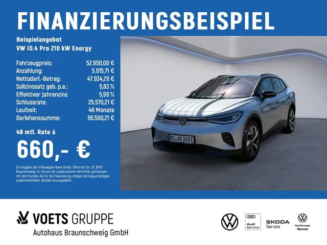 Volkswagen ID.4 Pro 210 kW Energy